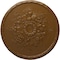 Ekena Millwork Anthony Harvest Ceiling Medallion (Fits Canopies up to 2 1/8"), 22 1/2"OD x 1 1/4"P, Smokey Topaz CM22ATSTF - alternate 1